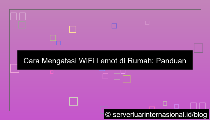 ilustrasi cara mengatasi wifi lemot