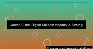 contoh bisnis digital sukses