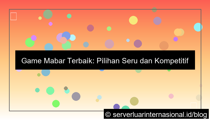 game mabar terbaik