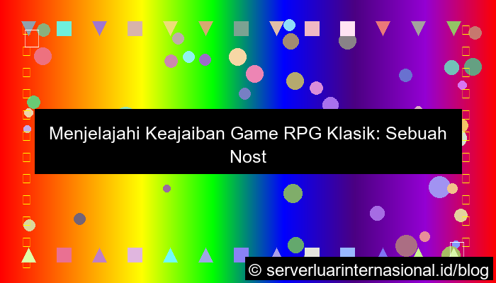 gambar game rpg klasik