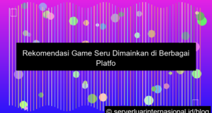 ilustrasi game seru dimainkan