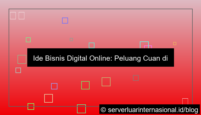 desain ide bisnis digital online