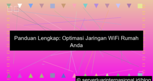 jaringan wifi rumah