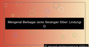 jenis serangan siber