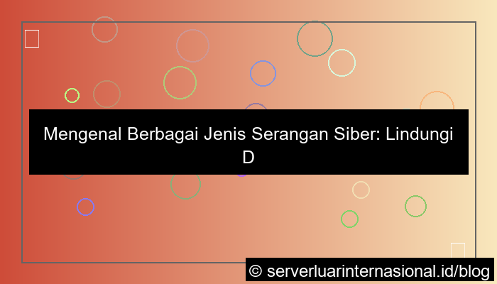 jenis serangan siber