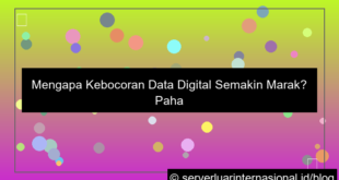 ilustrasi kebocoran data digital