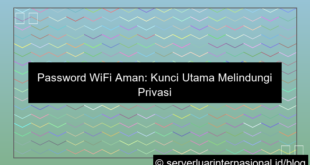 password wifi aman