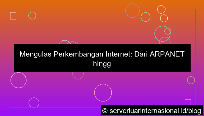 visual perkembangan internet