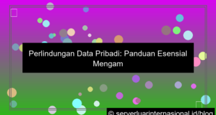 perlindungan data pribadi