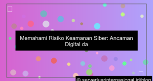 risiko keamanan siber