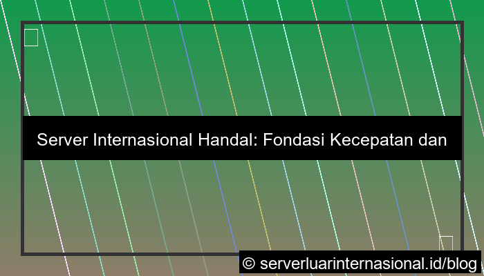 server internasional handal