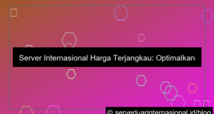 server internasional harga terjangkau