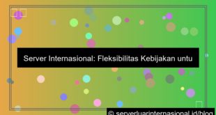 ilustrasi server internasional kebijakan fleksibel
