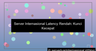 ilustrasi server internasional latency rendah