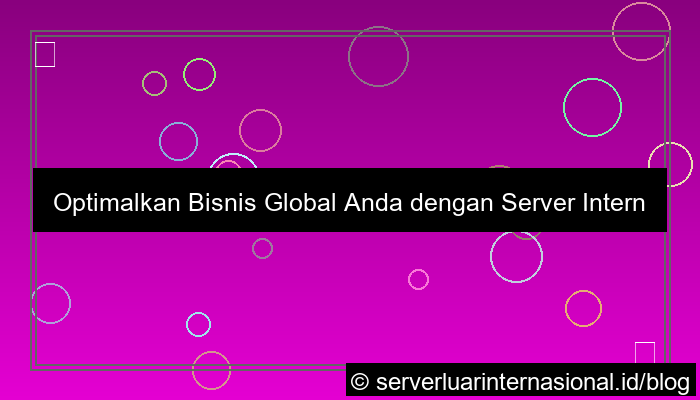 ilustrasi server internasional multi negara
