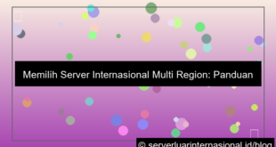 ilustrasi server internasional multi region