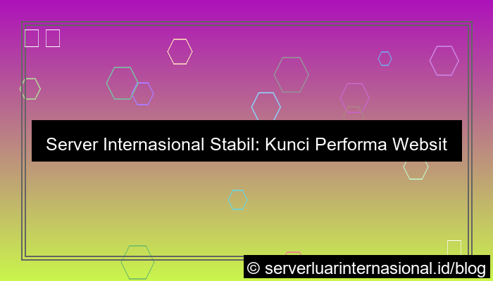 ilustrasi server internasional stabil
