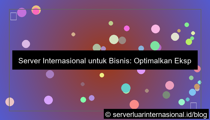 server internasional untuk bisnis
