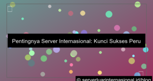 server internasional untuk perusahaan multinasional