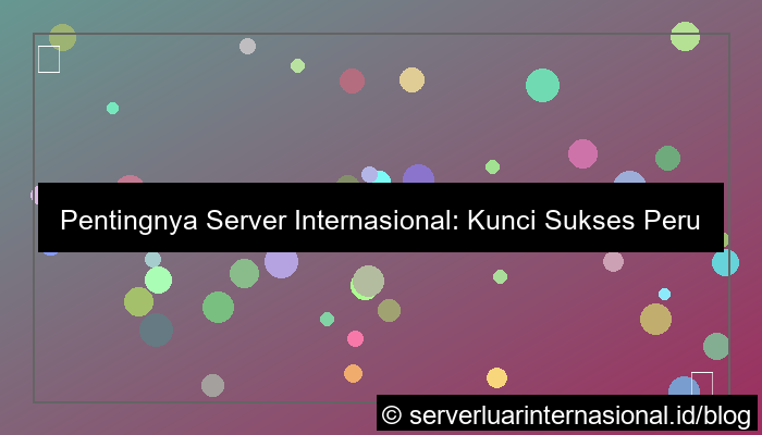 server internasional untuk perusahaan multinasional