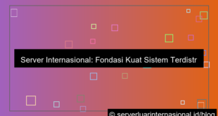 grafik server internasional untuk sistem terdistribusi global