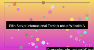 server internasional untuk website