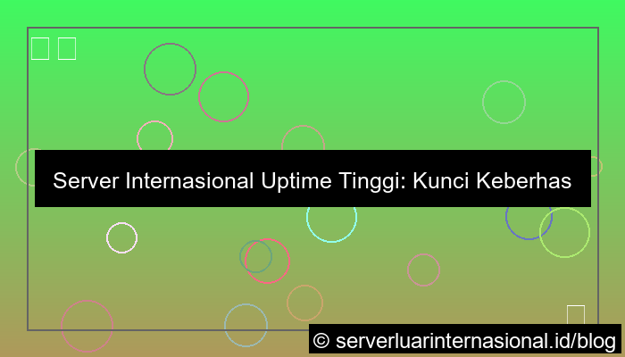 server internasional uptime tinggi