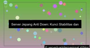 ilustrasi server jepang anti down