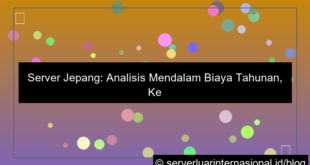 server jepang biaya tahunan
