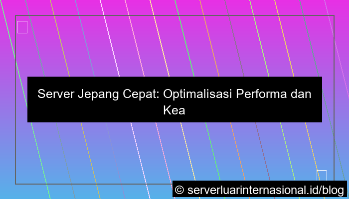 server jepang cepat