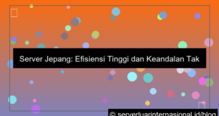 server jepang efisiensi tinggi
