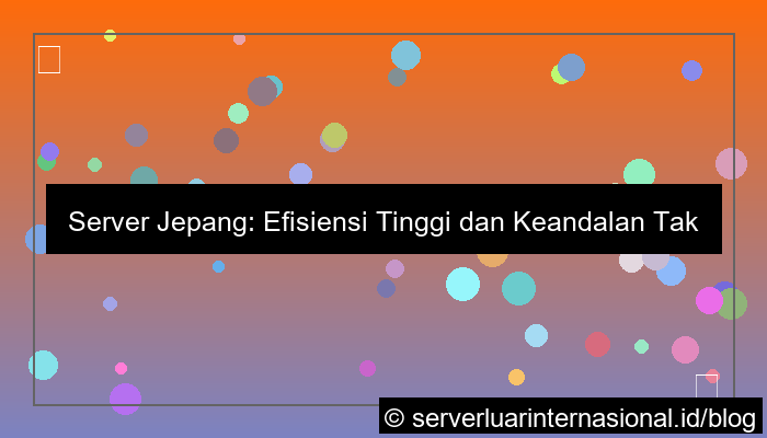 server jepang efisiensi tinggi