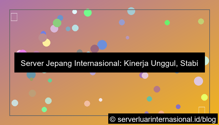 server jepang internasional