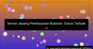server jepang pembayaran bulanan
