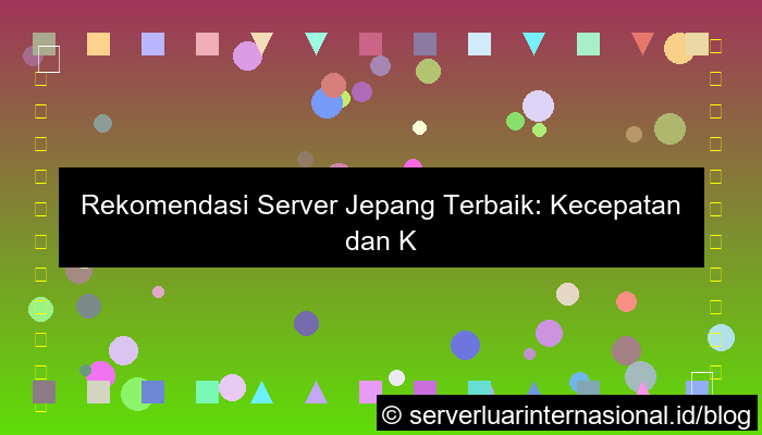 server jepang rekomendasi