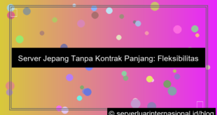 server jepang tanpa kontrak panjang