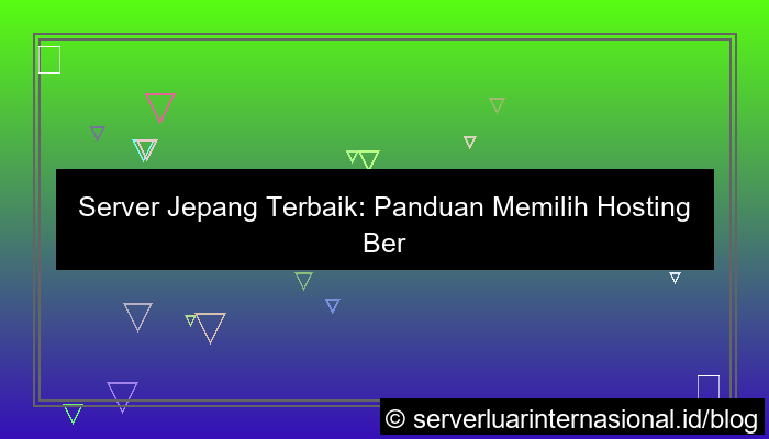 server jepang terbaik