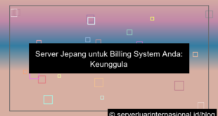 desain server jepang untuk billing system
