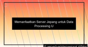 server jepang untuk data processing