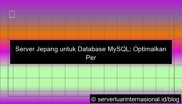 server jepang untuk database mysql