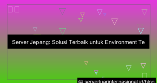 grafik server jepang untuk environment testing