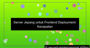 ilustrasi server jepang untuk frontend deployment