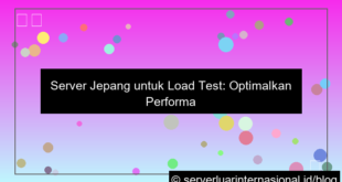 ilustrasi server jepang untuk load test
