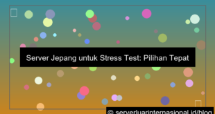 server jepang untuk stress test