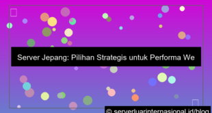 server jepang untuk traffic internasional