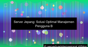 ilustrasi server jepang untuk user management