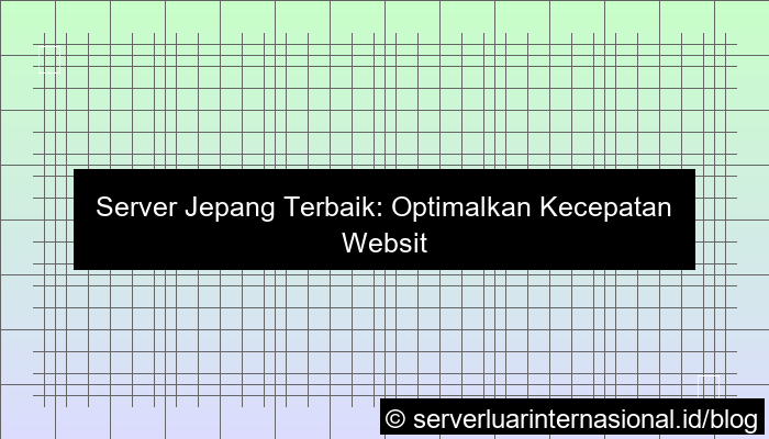 grafik server jepang untuk visitor jepang