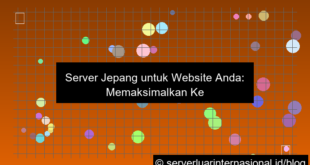 server jepang untuk website