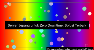 server jepang untuk zero downtime