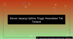 desain server jepang uptime tinggi